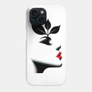 Floral Face: Nature's Elegance Phone Case