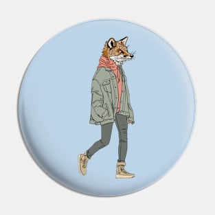 Streetwear Fox Pin