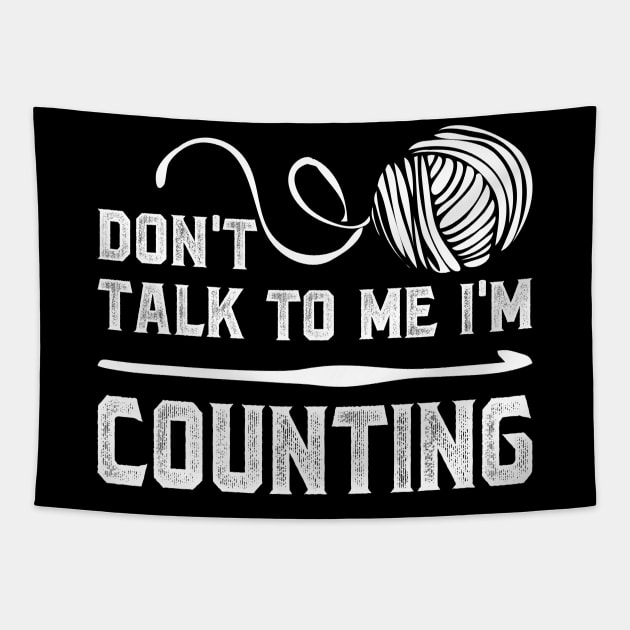 Don't Talk To Me I'm Counting Tapestry by SimonL