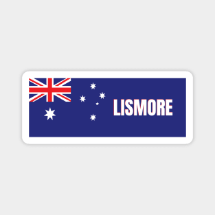 Lismore City in Australian Flag Magnet