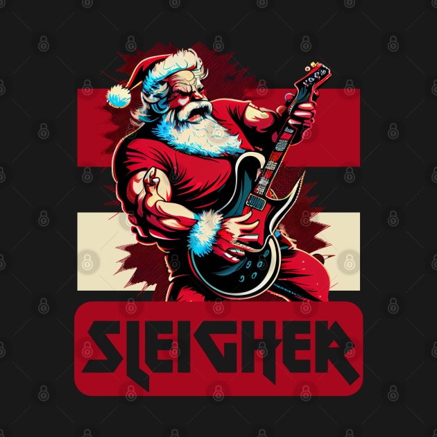 Sleigher, Hail Santa by Teessential