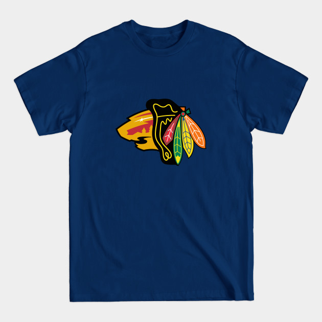 Discover Chicago Wild - Minnesota Blackhawks logo mashup - Minnesota Wild - T-Shirt