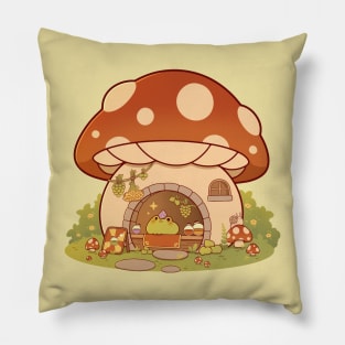 Mushroom potion shop Pillow