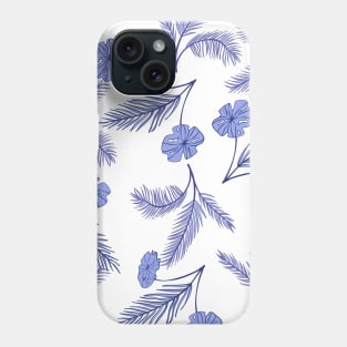 Blue Flowers Phone Case