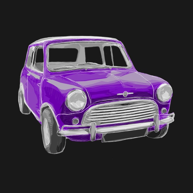 Classic Mini Chalk Purple by jdm1981