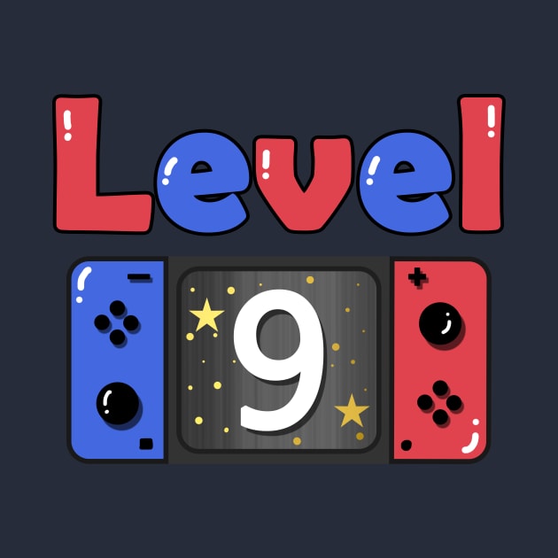 level 9 birthday 9 year old by Camelina