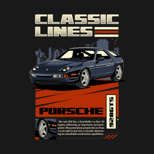 Retro Porsche 928GTS T-Shirt