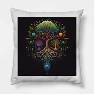 Tree of Life - Designs for a Green Future Pillow