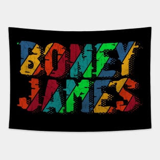 vintage color Boney James Tapestry