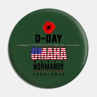 D Day Omaha Beach Anniversary Pin