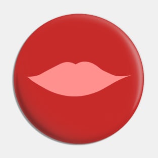 Pink lips Pin