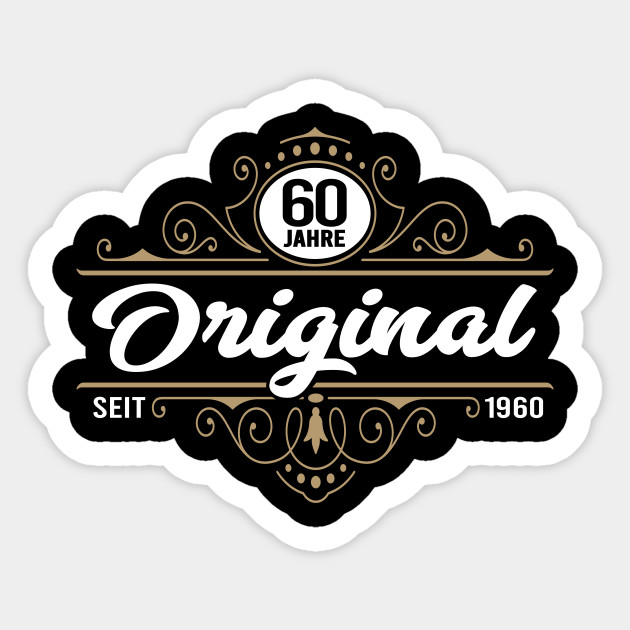60 Geburtstag Vintage Original