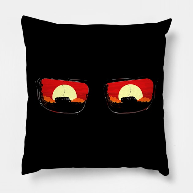 Desert Vista Pillow by bigbadrobot