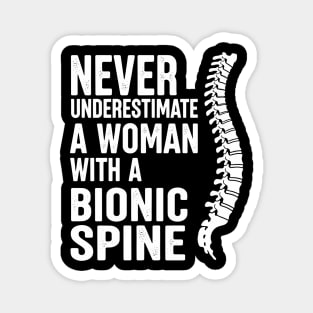 Spinal Fusion Art For Men Women Kids Spine Surgery Magnet