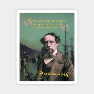 Charles Dickens Quote – Classic Literary Wisdom with a Victorian Aesthetic Magnet