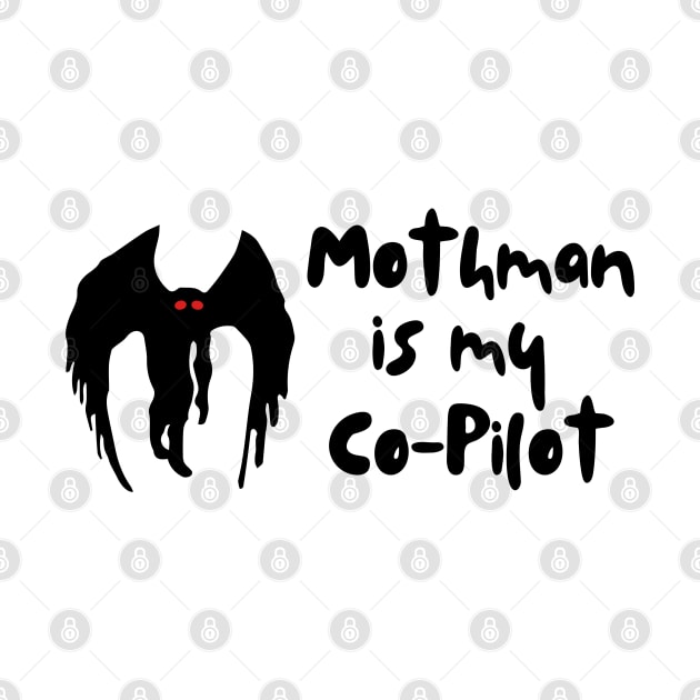 Mothman is my co-pilot by yass-art