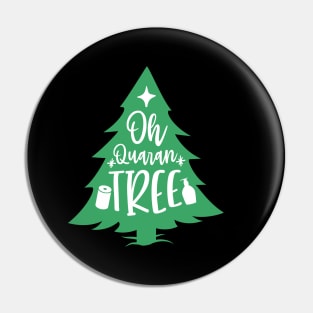 Oh QuaranTREE Funny Quarantine Christmas 2020 Pin