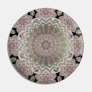 Elegant Abstract Art Mandala-Power-Flow Pin