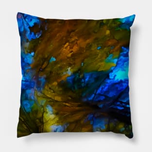 Abstract autumn leaves Pillow