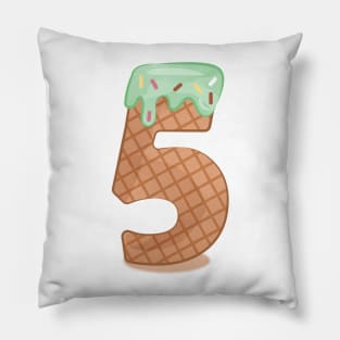 Ice cream number 5 Pillow