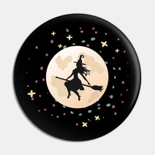 Witch Broom Pin