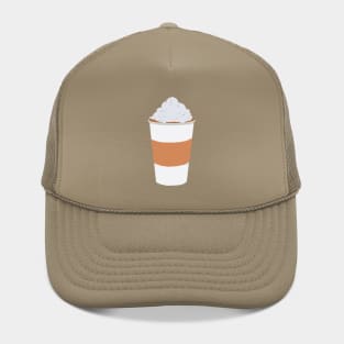 Pop Art Pumpkin Spice Latte Hat