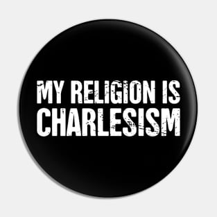 Funny Charles Name Design Pin