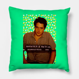 Hugh Grant Mugshot Pillow