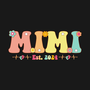 Mimi Est 2024 Mimi To Be Gifts New Mimi Pregnancy T-Shirt