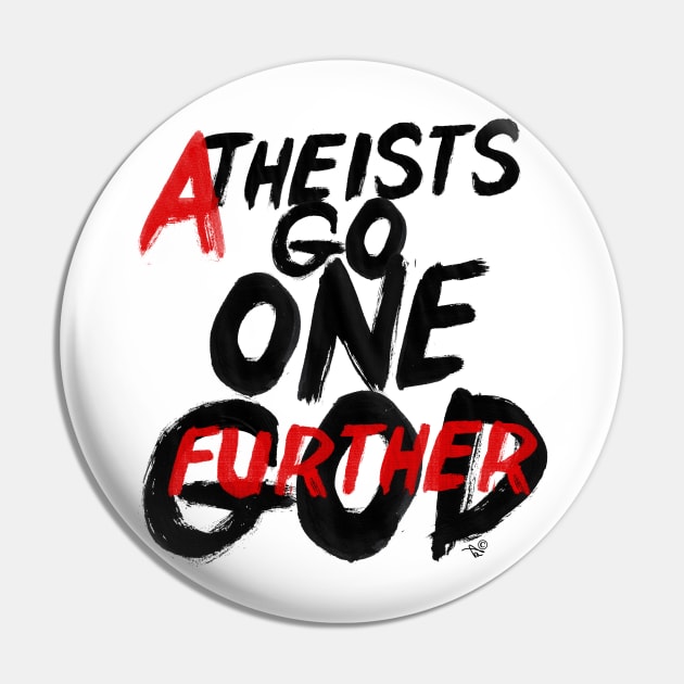 GO ONE GOD FURTHER by Tai's Tees Pin by TaizTeez