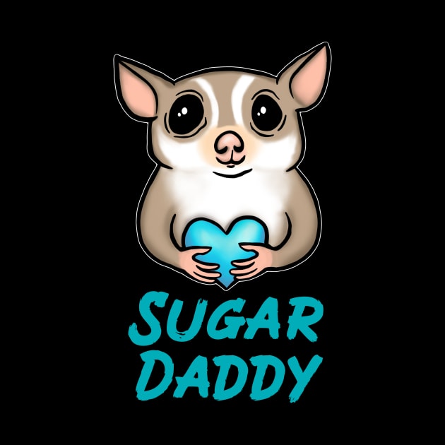 Sugar Daddy, Blue, for Sugar Glider Lovers by Mochi Merch