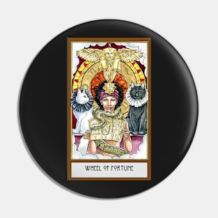 Wheel of Fortune Tarot Card Pin