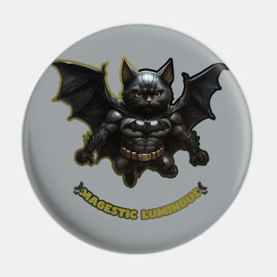 Bat Cat Pin