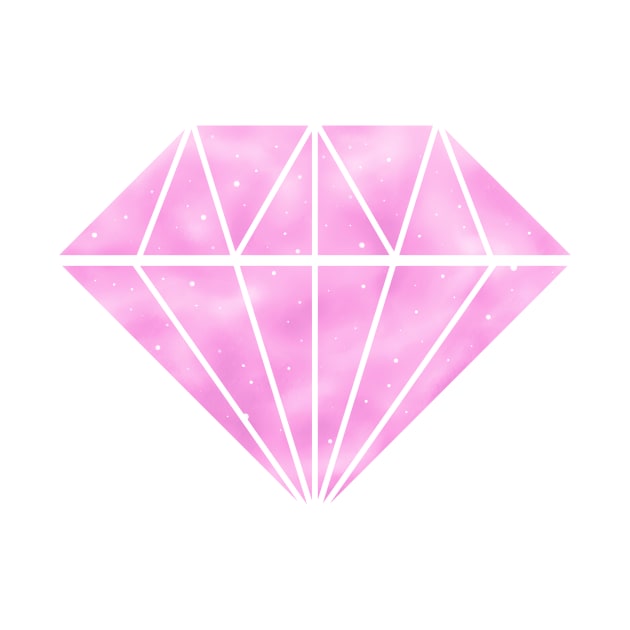 Bright Pink Diamond by TotalGeekage