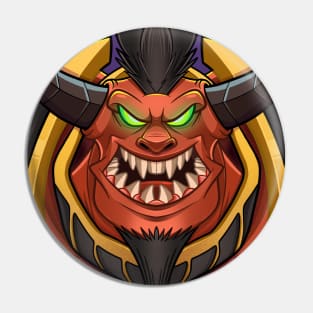 Angry Devil Pin