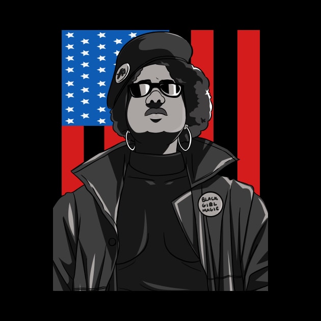Black Panther Party American by Noseking