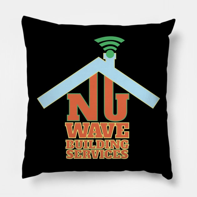 Nu Wave Building Services Pillow by BarlingRob