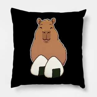 Capybara Rice Balls Pillow