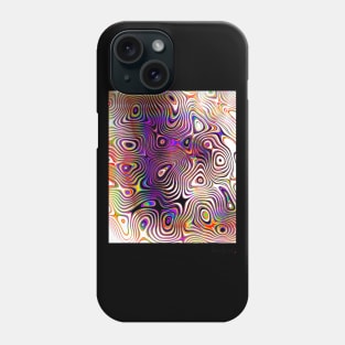 Amoeba Purple Flood by Backout Design Phone Case