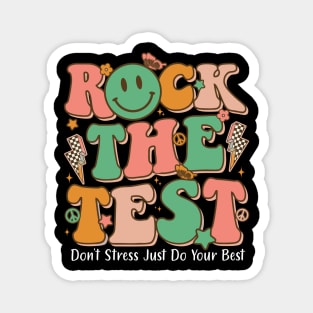 Testing for teachers test day teacher rock the test Magnet