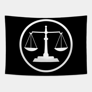 Scales of Justice Tapestry