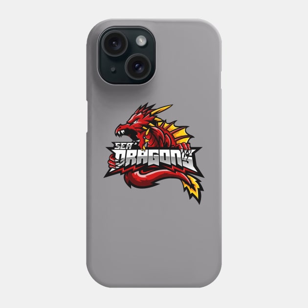 Sea Dragons - Wellington NZ Ice Hockey Phone Case by nesterenko