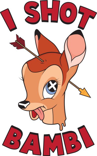 Bambi Hunt Kids T-Shirt by Woah_Jonny