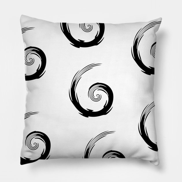 Black and white pattern Pillow by Word and Saying