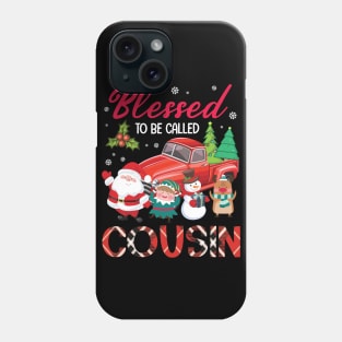 Blessed To Be Called Cousin Merry Christmas Xmas Noel Day Phone Case
