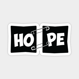 Hope, faith and Dream Motivational Design Magnet