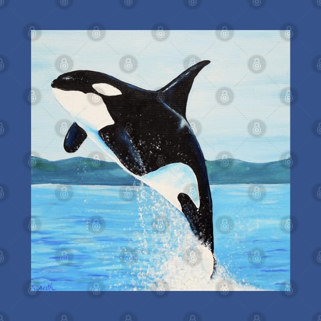 Orca Painting by ArtbyKirstenSneath