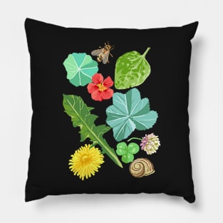 Summer Meadow Pattern Pillow