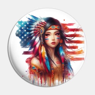 Native American, Beauty, Pearl | Catsie Cat Pin