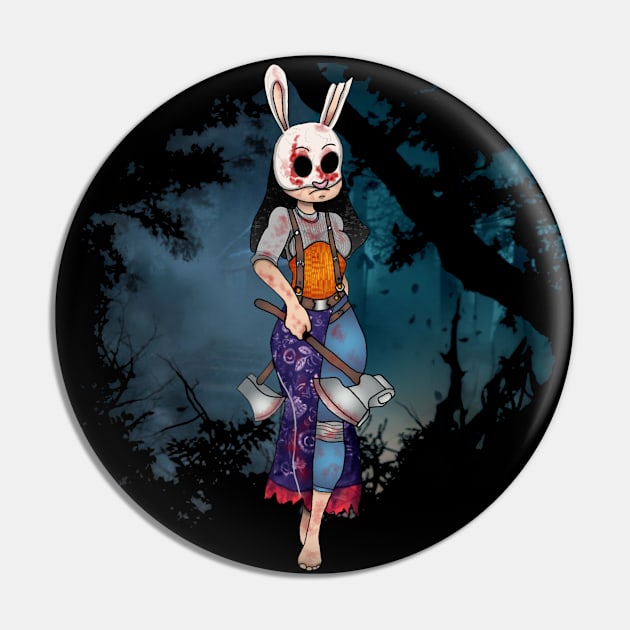 Dead By Daylight The Huntress Pin by laurelsart2014